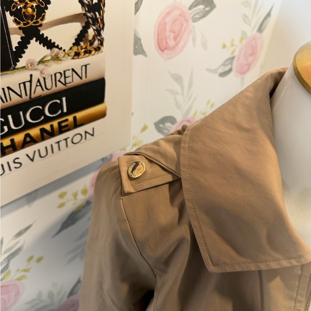 Michael Kors Tan Trench Coat - Picture 5 of 10